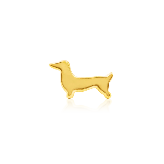 Gravhund af 14K Guld - Threadless