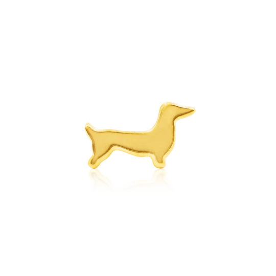 Gravhund af 14K Guld - Threadless